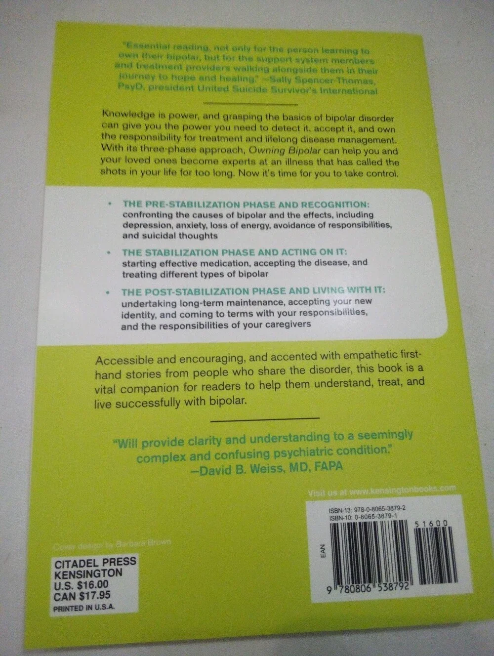 Owning Bipolar: How Patients And Families Can Take Control Of Bipolar Disorder